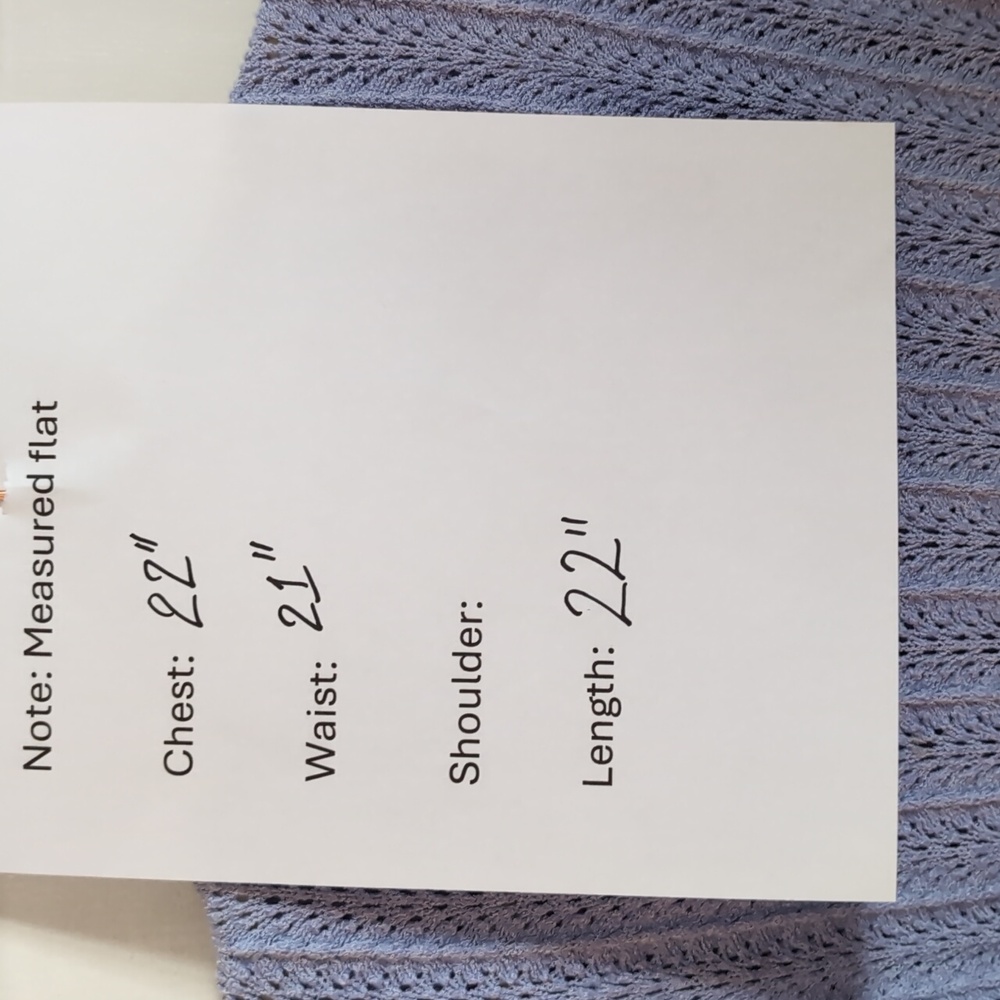 St. John Periwinkle Blue Ribbed 3/4 Sleeve Sweater - Picture 6 of 6